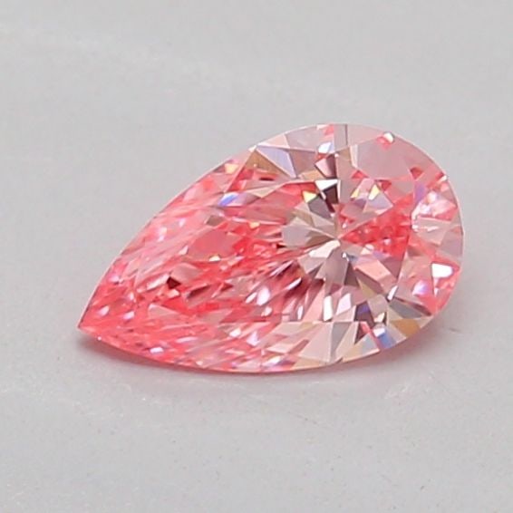 Loose Diamond - PEAR 0.26ct Fancy Vivid Pink VVS2: Loose Diamond - PEAR 0.26ct Fancy Vivid Pink VVS2 Source: This is a real non-mined Diamond that has been grown in a lab Shape: PEAR Carats: 0.26 Color: Fancy Vivid Pink Certification: IGI Additional i