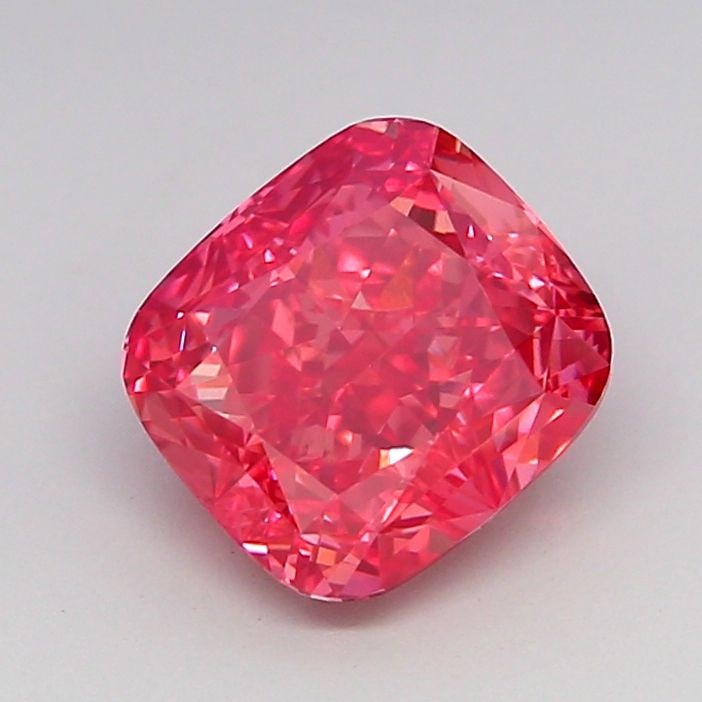 Loose Diamond - CUSHION MODIFIED 2.05ct Fancy Vivid Pink VVS2: Loose Diamond - CUSHION MODIFIED 2.05ct Fancy Vivid Pink VVS2 Source: This is a real non-mined Diamond that has been grown in a lab Shape: CUSHION MODIFIED Carats: 2.05 Color: Fancy Vivid Pink Certifi