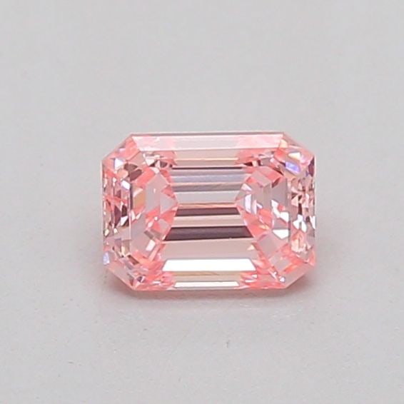 Loose Diamond - EMERALD 0.25ct Fancy Vivid Pink VS1: Loose Diamond - EMERALD 0.25ct Fancy Vivid Pink VS1 Source: This is a real non-mined Diamond that has been grown in a lab Shape: EMERALD Carats: 0.25 Color: Fancy Vivid Pink Certification: IGI Additio