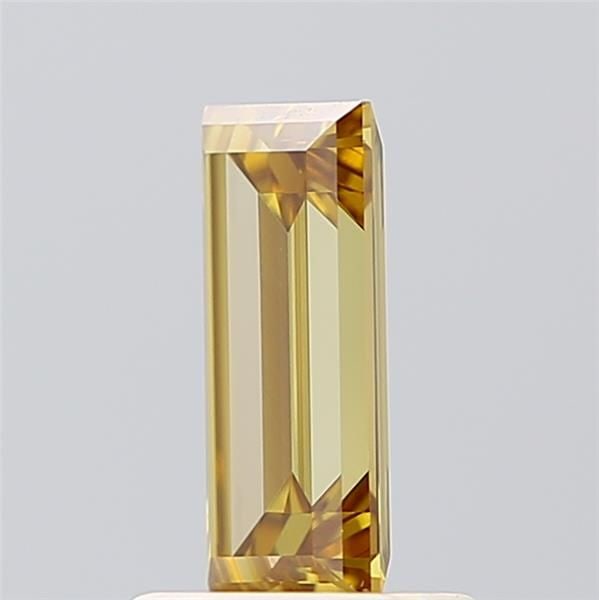 Loose Diamond - EMERALD 0.81ct Fancy Brown Yellow VS1: Loose Diamond - EMERALD 0.81ct Fancy Brown Yellow VS1 Source: This is a real non-mined Diamond that has been grown in a lab Shape: EMERALD Carats: 0.81 Color: Fancy Brown Yellow Certification: IGI Vid