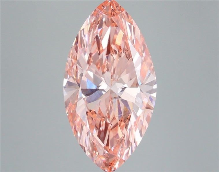 Loose Diamond - MARQUISE 5.97ct Fancy Vivid Pink VS1: Loose Diamond - MARQUISE 5.97ct Fancy Vivid Pink VS1 Source: This is a real non-mined Diamond that has been grown in a lab Shape: MARQUISE Carats: 5.97 Color: Fancy Vivid Pink Certification: IGI Video