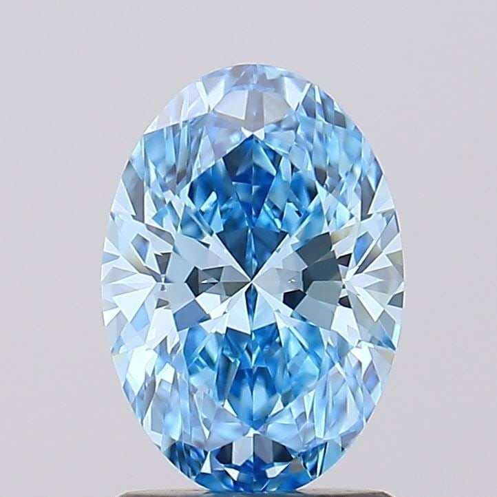 Loose Diamond - OVAL 1.37ct Fancy Vivid Blue VVS2: Loose Diamond - OVAL 1.37ct Fancy Vivid Blue VVS2 Source: This is a real non-mined Diamond that has been grown in a lab Shape: OVAL Carats: 1.37 Color: Fancy Vivid Blue Certification: IGI Video: