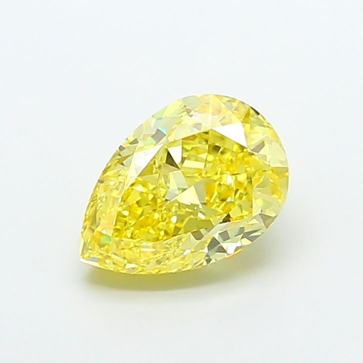 Loose Diamond - PEAR 4.71ct Fancy Intense Yellow VS1: Loose Diamond - PEAR 4.71ct Fancy Intense Yellow VS1 Source: This is a real non-mined Diamond that has been grown in a lab Shape: PEAR Carats: 4.71 Color: Fancy Intense Yellow Certification: IGI