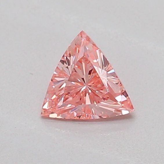 Loose Diamond - TRIANGULAR 0.19ct Fancy Vivid Pink VS1: Loose Diamond - TRIANGULAR 0.19ct Fancy Vivid Pink VS1 Source: This is a real non-mined Diamond that has been grown in a lab Shape: TRIANGULAR Carats: 0.19 Color: Fancy Vivid Pink Certification: IGI