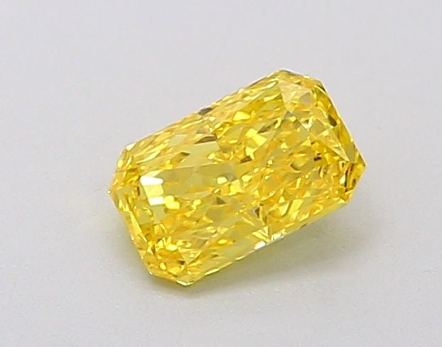 Loose Diamond - RADIANT 0.41ct Fancy Vivid Yellow VS1: Loose Diamond - RADIANT 0.41ct Fancy Vivid Yellow VS1 Source: This is a real non-mined Diamond that has been grown in a lab Shape: RADIANT Carats: 0.41 Color: Fancy Vivid Yellow Certification: IGI Vid