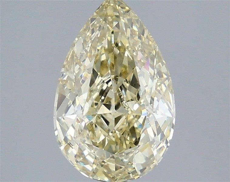 Loose Diamond - PEAR 2.55ct Fancy Yellow VS1: Loose Diamond - PEAR 2.55ct Fancy Yellow VS1 Source: This is a real non-mined Diamond that has been grown in a lab Shape: PEAR Carats: 2.55 Color: Fancy Yellow Certification: IGI Video: