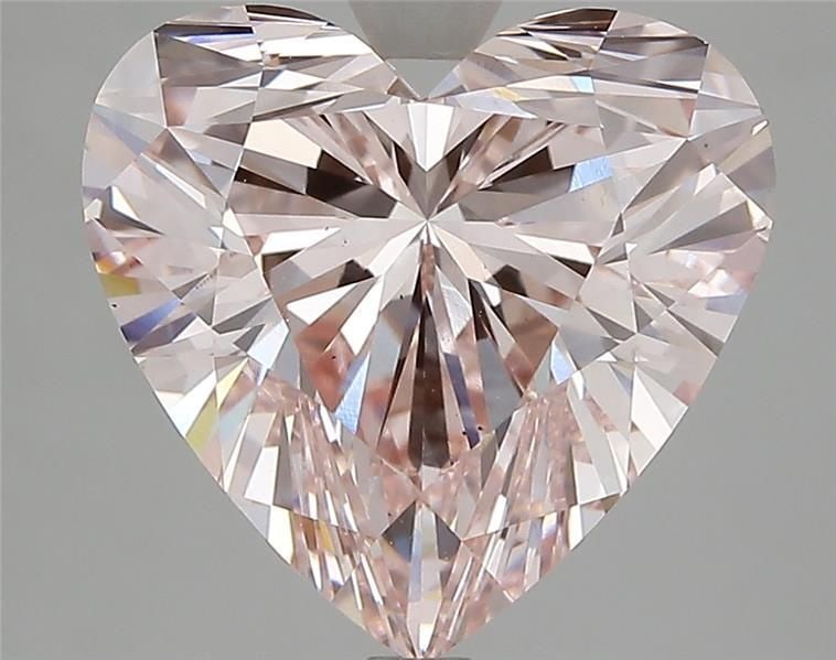 Loose Diamond - HEART 5.08ct Fancy Intense Pink VS1: Loose Diamond - HEART 5.08ct Fancy Intense Pink VS1 Source: This is a real non-mined Diamond that has been grown in a lab Shape: HEART Carats: 5.08 Color: Fancy Intense Pink Certification: IGI Video: