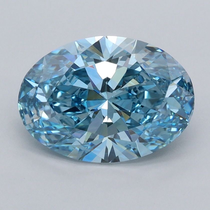 Loose Diamond - OVAL 1.68ct Fancy Vivid Blue VVS1: Loose Diamond - OVAL 1.68ct Fancy Vivid Blue VVS1 Source: This is a real non-mined Diamond that has been grown in a lab Shape: OVAL Carats: 1.68 Color: Fancy Vivid Blue Certification: IGI Video: