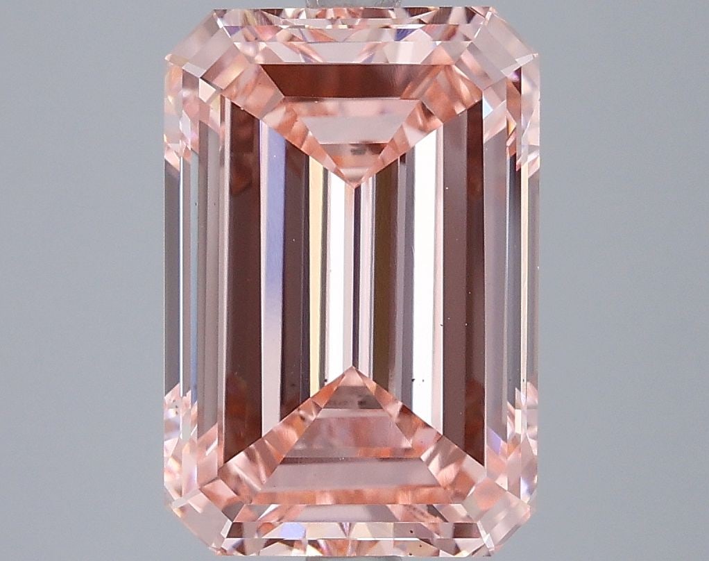 Loose Diamond - EMERALD 5.01ct Fancy Intense Pink VS1: Loose Diamond - EMERALD 5.01ct Fancy Intense Pink VS1 Source: This is a real non-mined Diamond that has been grown in a lab Shape: EMERALD Carats: 5.01 Color: Fancy Intense Pink Certification: IGI Vid