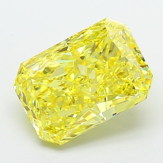 Loose Diamond - RADIANT 5.24ct Fancy Vivid Yellow SI1: Loose Diamond - RADIANT 5.24ct Fancy Vivid Yellow SI1 Source: This is a real non-mined Diamond that has been grown in a lab Shape: RADIANT Carats: 5.24 Color: Fancy Vivid Yellow Certification: IGI Vid
