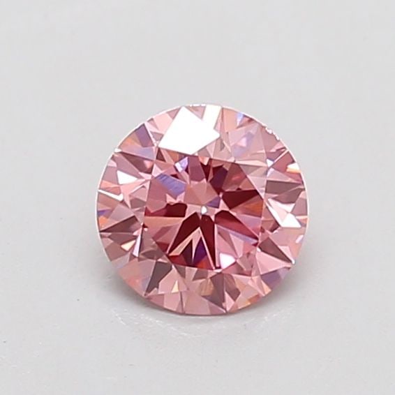 Loose Diamond - ROUND 0.48ct Fancy Vivid Pink VS1: Loose Diamond - ROUND 0.48ct Fancy Vivid Pink VS1 Source: This is a real non-mined Diamond that has been grown in a lab Shape: ROUND Carats: 0.48 Color: Fancy Vivid Pink Certification: NONE Additional