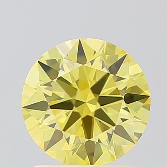 Ideal Loose Diamond - ROUND 1.08ct Fancy Vivid Yellow VVS1: Ideal Loose Diamond - ROUND 1.08ct Fancy Vivid Yellow VVS1 Source: This is a real non-mined Diamond that has been grown in a lab Shape: ROUND Carats: 1.08 Color: Fancy Vivid Yellow Certification: IGI 