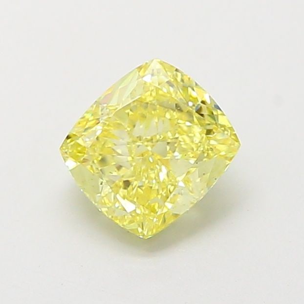 Loose Diamond - CUSHION MODIFIED 1.09ct Fancy Intense Yellow VS2: Loose Diamond - CUSHION MODIFIED 1.09ct Fancy Intense Yellow VS2 Source: This is a real non-mined Diamond that has been grown in a lab Shape: CUSHION MODIFIED Carats: 1.09 Color: Fancy Intense Yellow 