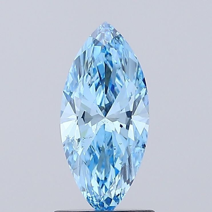 Loose Diamond - MARQUISE 1.09ct Fancy Vivid Blue VS2: Loose Diamond - MARQUISE 1.09ct Fancy Vivid Blue VS2 Source: This is a real non-mined Diamond that has been grown in a lab Shape: MARQUISE Carats: 1.09 Color: Fancy Vivid Blue Certification: IGI Video