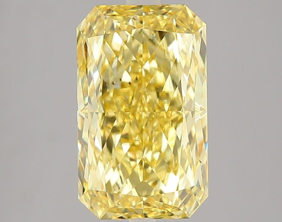 Loose Diamond - RADIANT 3.56ct Fancy Intense Yellow VS1: Loose Diamond - RADIANT 3.56ct Fancy Intense Yellow VS1 Source: This is a real non-mined Diamond that has been grown in a lab Shape: RADIANT Carats: 3.56 Color: Fancy Intense Yellow Certification: IGI