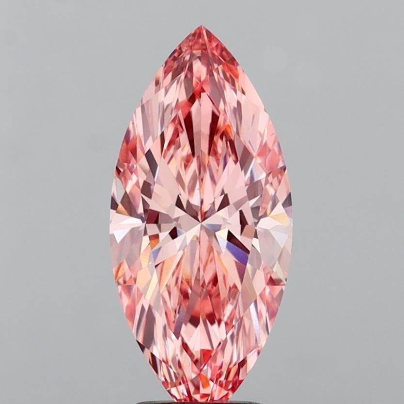Loose Diamond - MARQUISE 3.0ct Fancy Vivid Pink VS1: Loose Diamond - MARQUISE 3.0ct Fancy Vivid Pink VS1 Source: This is a real non-mined Diamond that has been grown in a lab Shape: MARQUISE Carats: 3.0 Color: Fancy Vivid Pink Certification: IGI Video:
