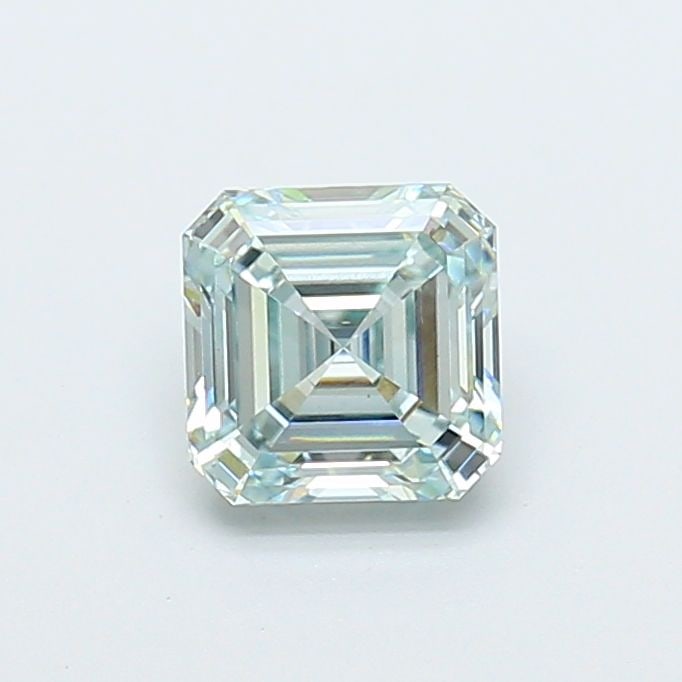 Loose Diamond - ASSCHER 1.09ct Fancy Green VS1: Loose Diamond - ASSCHER 1.09ct Fancy Green VS1 Source: This is a real non-mined Diamond that has been grown in a lab Shape: ASSCHER Carats: 1.09 Color: Fancy Green Certification: IGI Video: