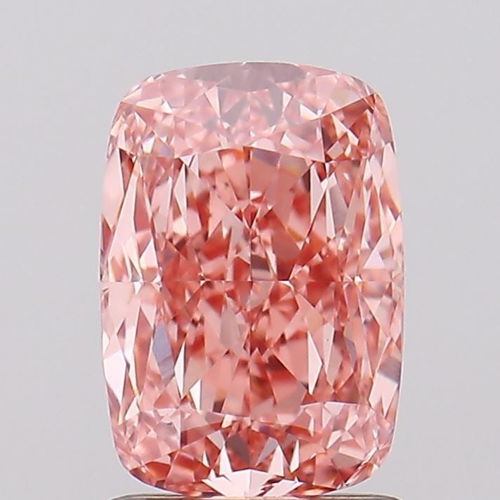 Loose Diamond - CUSHION MODIFIED 1.45ct Fancy Vivid Brownish Pink VS2: Loose Diamond - CUSHION MODIFIED 1.45ct Fancy Vivid Brownish Pink VS2 Source: This is a real non-mined Diamond that has been grown in a lab Shape: CUSHION MODIFIED Carats: 1.45 Color: Fancy Vivid Brow