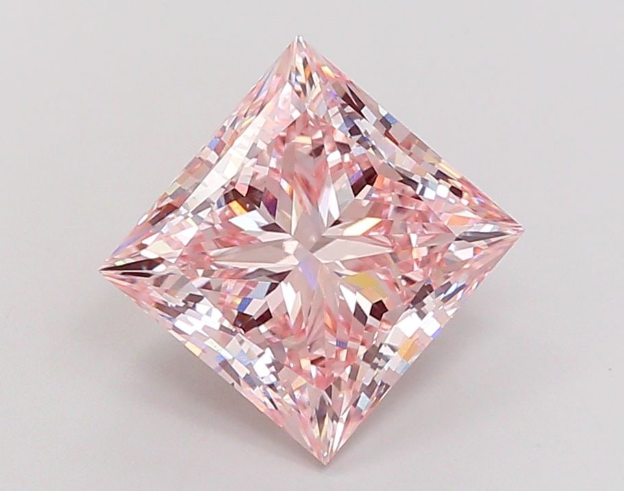Loose Diamond - PRINCESS 8.02ct Fancy Pink VVS2: Loose Diamond - PRINCESS 8.02ct Fancy Pink VVS2 Source: This is a real non-mined Diamond that has been grown in a lab Shape: PRINCESS Carats: 8.02 Color: Fancy Pink Certification: IGI Video: