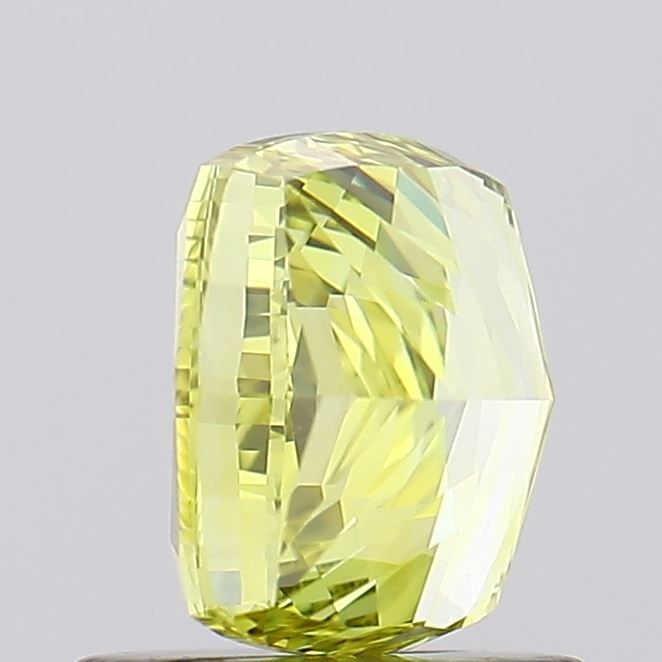 Loose Diamond - CUSHION MODIFIED 1.06ct Fancy Vivid Yellow VVS2: Loose Diamond - CUSHION MODIFIED 1.06ct Fancy Vivid Yellow VVS2 Source: This is a real non-mined Diamond that has been grown in a lab Shape: CUSHION MODIFIED Carats: 1.06 Color: Fancy Vivid Yellow Cer