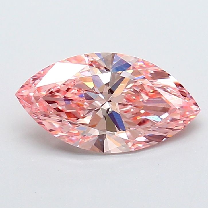 Loose Diamond - MARQUISE 2.07ct Fancy Vivid Pink VS1: Loose Diamond - MARQUISE 2.07ct Fancy Vivid Pink VS1 Source: This is a real non-mined Diamond that has been grown in a lab Shape: MARQUISE Carats: 2.07 Color: Fancy Vivid Pink Certification: IGI Video