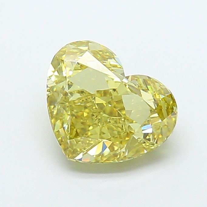 Loose Diamond - HEART 3.28ct Fancy Intense Yellow VVS2: Loose Diamond - HEART 3.28ct Fancy Intense Yellow VVS2 Source: This is a real non-mined Diamond that has been grown in a lab Shape: HEART Carats: 3.28 Color: Fancy Intense Yellow Certification: IGI Vi