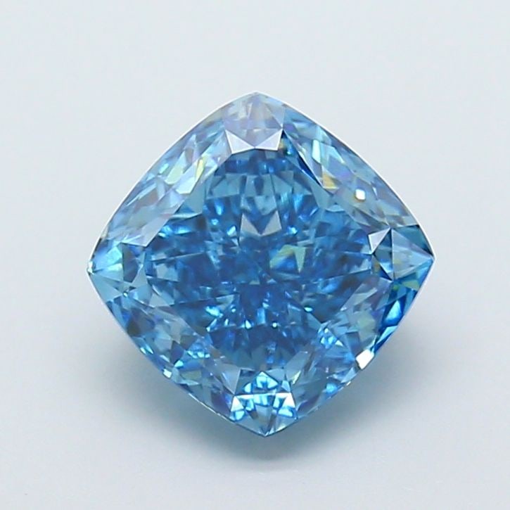 Loose Diamond - CUSHION MODIFIED 2.6ct Fancy Vivid Blue VVS2: Loose Diamond - CUSHION MODIFIED 2.6ct Fancy Vivid Blue VVS2 Source: This is a real non-mined Diamond that has been grown in a lab Shape: CUSHION MODIFIED Carats: 2.6 Color: Fancy Vivid Blue Certifica