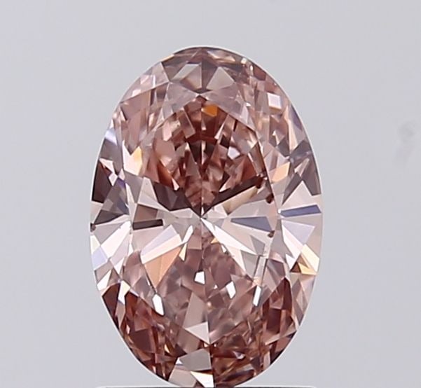 Loose Diamond - OVAL 1.0ct Fancy Pinkish Brown VS1: Loose Diamond - OVAL 1.0ct Fancy Pinkish Brown VS1 Source: This is a real non-mined Diamond that has been grown in a lab Shape: OVAL Carats: 1.0 Color: Fancy Pinkish Brown Certification: IGI Video: