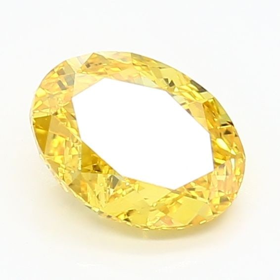 Loose Diamond - OVAL 1.4ct Fancy Vivid Yellow VVS2: Loose Diamond - OVAL 1.4ct Fancy Vivid Yellow VVS2 Source: This is a real non-mined Diamond that has been grown in a lab Shape: OVAL Carats: 1.4 Color: Fancy Vivid Yellow Certification: IGI Video: