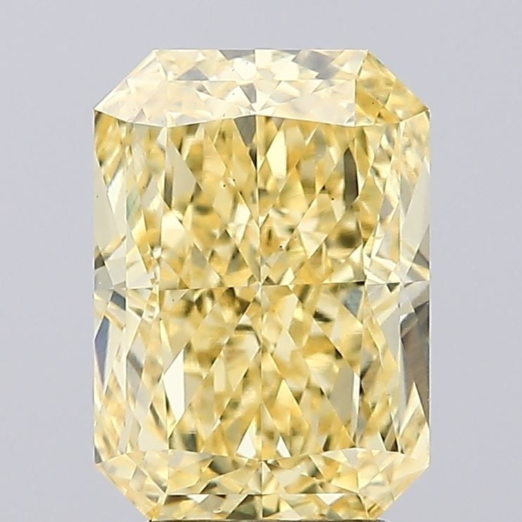 Loose Diamond - RADIANT 3.02ct Fancy Intense Yellow VS1: Loose Diamond - RADIANT 3.02ct Fancy Intense Yellow VS1 Source: This is a real non-mined Diamond that has been grown in a lab Shape: RADIANT Carats: 3.02 Color: Fancy Intense Yellow Certification: IGI