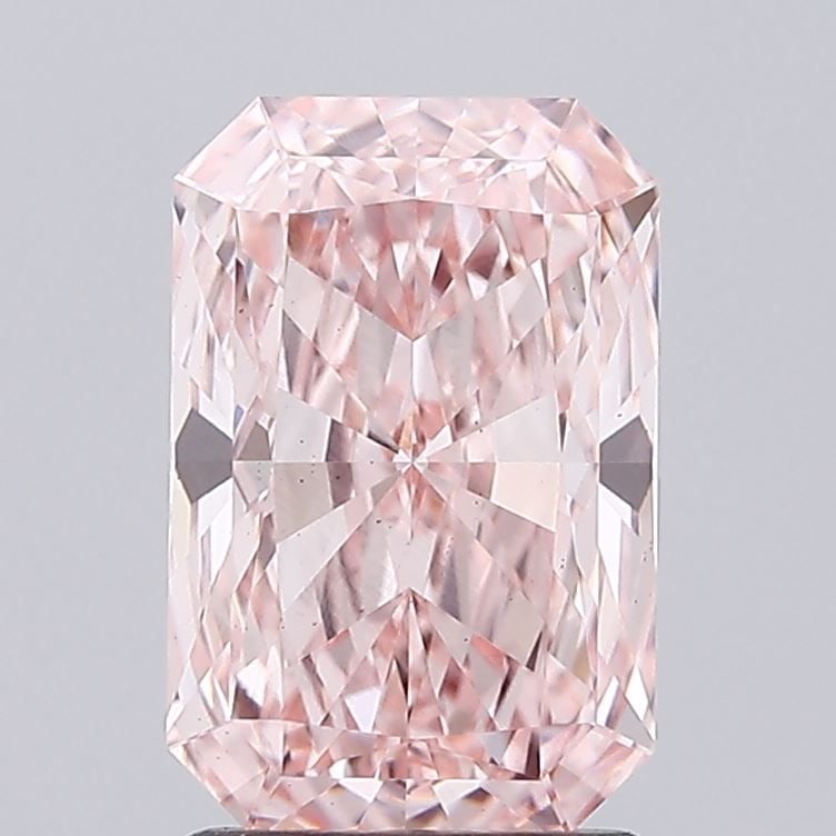 Loose Diamond - RADIANT 1.84ct Fancy Intense Pink VS2: Loose Diamond - RADIANT 1.84ct Fancy Intense Pink VS2 Source: This is a real non-mined Diamond that has been grown in a lab Shape: RADIANT Carats: 1.84 Color: Fancy Intense Pink Certification: IGI Vid