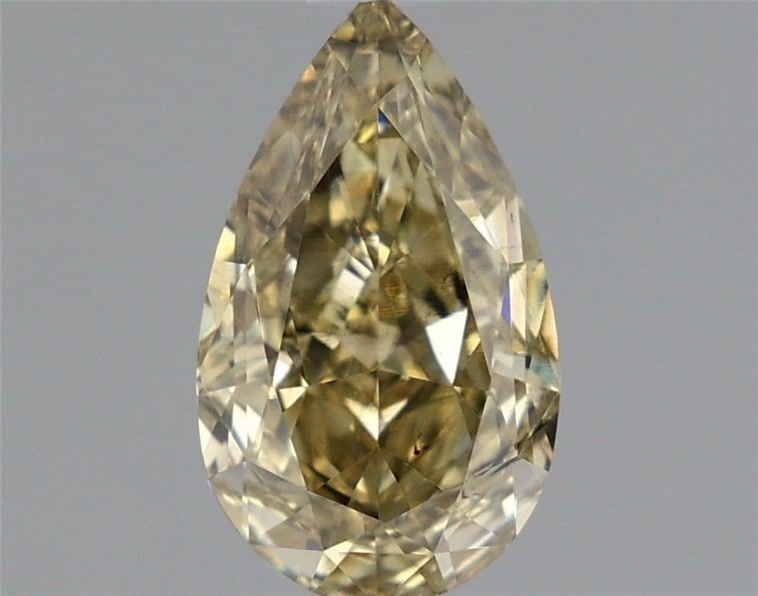 Loose Diamond - PEAR 0.92ct Fancy Intense Gray Yellow SI1: Loose Diamond - PEAR 0.92ct Fancy Intense Gray Yellow SI1 Source: This is a real non-mined Diamond that has been grown in a lab Shape: PEAR Carats: 0.92 Color: Fancy Intense Gray Yellow Certification: