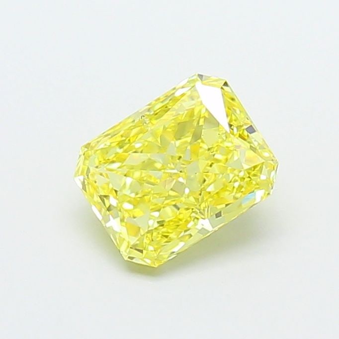 Loose Diamond - RADIANT 1.02ct Fancy Vivid Yellow SI1: Loose Diamond - RADIANT 1.02ct Fancy Vivid Yellow SI1 Source: This is a real non-mined Diamond that has been grown in a lab Shape: RADIANT Carats: 1.02 Color: Fancy Vivid Yellow Certification: IGI Vid
