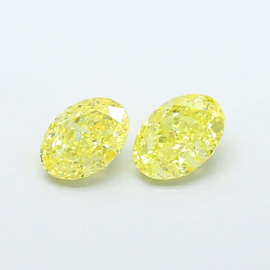 Loose Diamond - OVAL 1.09ct Fancy Vivid Yellow VVS2: Loose Diamond - OVAL 1.09ct Fancy Vivid Yellow VVS2 Source: This is a real non-mined Diamond that has been grown in a lab Shape: OVAL Carats: 1.09 Color: Fancy Vivid Yellow Certification: IGI Video:
