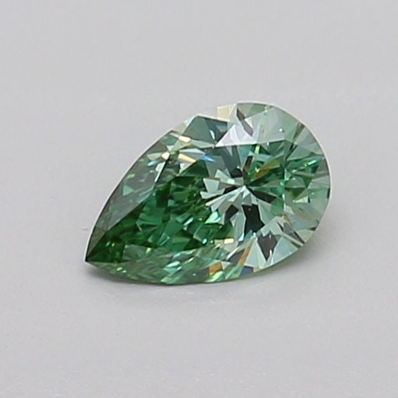 Loose Diamond - PEAR 0.32ct Fancy Vivid Green VS1: Loose Diamond - PEAR 0.32ct Fancy Vivid Green VS1 Source: This is a real non-mined Diamond that has been grown in a lab Shape: PEAR Carats: 0.32 Color: Fancy Vivid Green Certification: IGI Video: