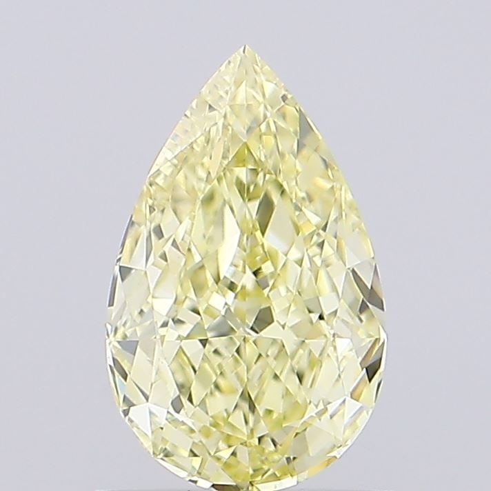 Loose Diamond - PEAR 1.03ct Fancy Yellow VS1: Loose Diamond - PEAR 1.03ct Fancy Yellow VS1 Source: This is a real non-mined Diamond that has been grown in a lab Shape: PEAR Carats: 1.03 Color: Fancy Yellow Certification: IGI Video: