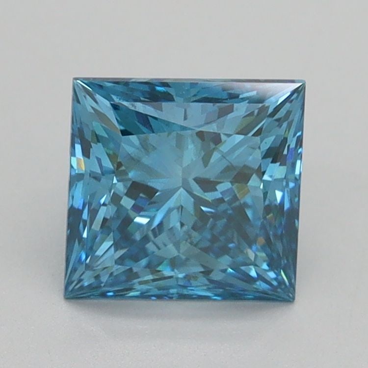Loose Diamond - PRINCESS 1.52ct Fancy Vivid Blue SI1: Loose Diamond - PRINCESS 1.52ct Fancy Vivid Blue SI1 Source: This is a real non-mined Diamond that has been grown in a lab Shape: PRINCESS Carats: 1.52 Color: Fancy Vivid Blue Certification: IGI Video