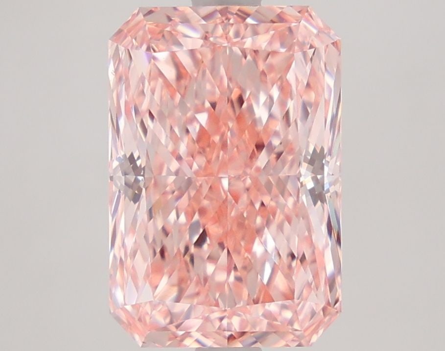 Loose Diamond - RADIANT 3.67ct Fancy Vivid Pink VVS2: Loose Diamond - RADIANT 3.67ct Fancy Vivid Pink VVS2 Source: This is a real non-mined Diamond that has been grown in a lab Shape: RADIANT Carats: 3.67 Color: Fancy Vivid Pink Certification: IGI Video: