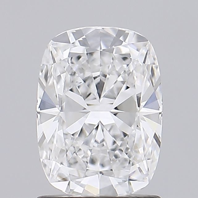 Loose Diamond - CUSHION BRILLIANT 1.43ct D VVS2: Loose Diamond - CUSHION BRILLIANT 1.43ct D VVS2 Source: This is a real non-mined Diamond that has been grown in a lab Shape: CUSHION BRILLIANT Carats: 1.43 Color: D Clarity: VVS2 Certification: GCAL V