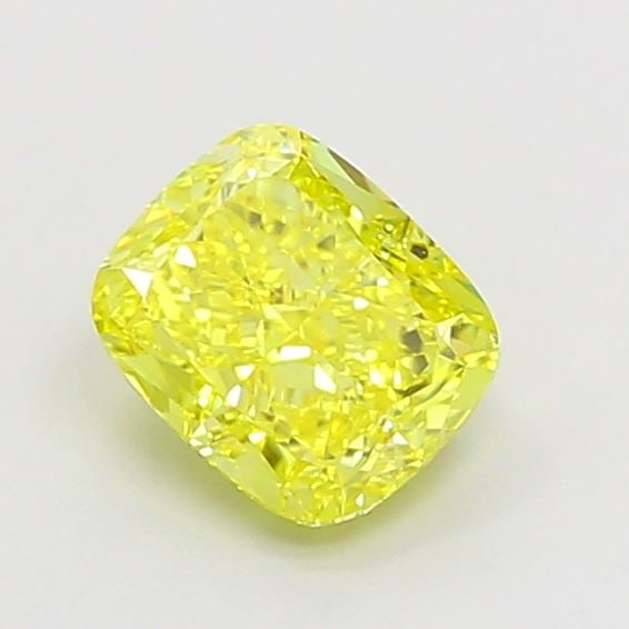 Loose Diamond - CUSHION MODIFIED 1.65ct Fancy Vivid Yellow VVS2: Loose Diamond - CUSHION MODIFIED 1.65ct Fancy Vivid Yellow VVS2 Source: This is a real non-mined Diamond that has been grown in a lab Shape: CUSHION MODIFIED Carats: 1.65 Color: Fancy Vivid Yellow Cer