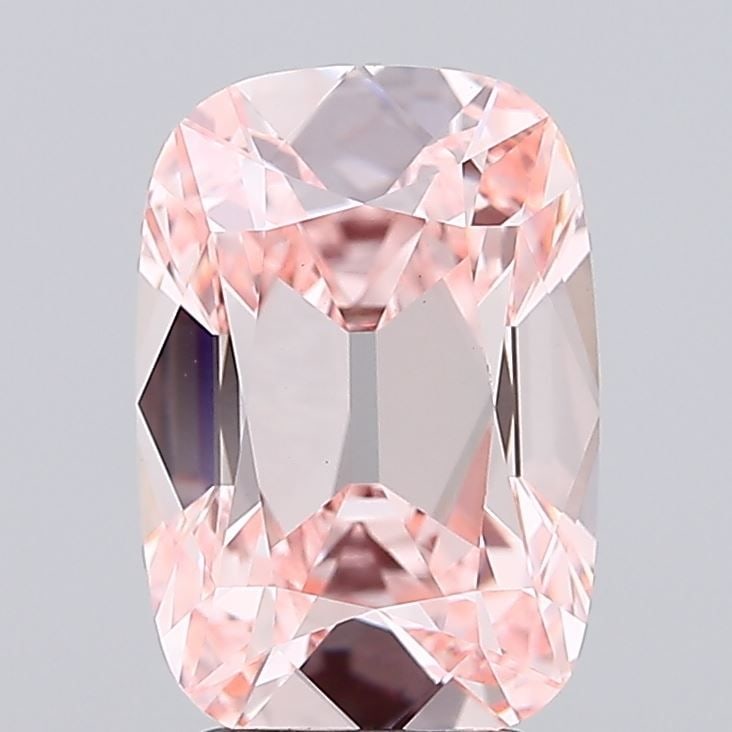 Loose Diamond - CUSHION BRILLIANT 3.51ct Fancy Intense Pink VVS2: Loose Diamond - CUSHION BRILLIANT 3.51ct Fancy Intense Pink VVS2 Source: This is a real non-mined Diamond that has been grown in a lab Shape: CUSHION BRILLIANT Carats: 3.51 Color: Fancy Intense Pink C