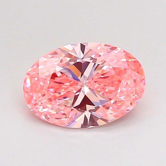 Loose Diamond - OVAL 1.22ct Fancy Vivid Pink VVS1: Loose Diamond - OVAL 1.22ct Fancy Vivid Pink VVS1 Source: This is a real non-mined Diamond that has been grown in a lab Shape: OVAL Carats: 1.22 Color: Fancy Vivid Pink Certification: IGI Video: