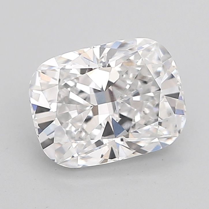 Loose Diamond - CUSHION MODIFIED 2.1ct D VS1: Loose Diamond - CUSHION MODIFIED 2.1ct D VS1 Source: This is a real non-mined Diamond that has been grown in a lab Shape: CUSHION MODIFIED Carats: 2.1 Color: D Clarity: VS1 Certification: IGI Video: