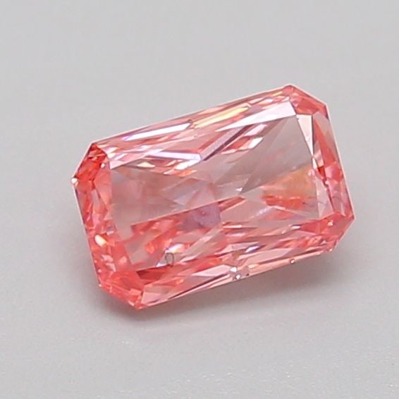 Loose Diamond - RADIANT 0.62ct Fancy Vivid Pink SI1: Loose Diamond - RADIANT 0.62ct Fancy Vivid Pink SI1 Source: This is a real non-mined Diamond that has been grown in a lab Shape: RADIANT Carats: 0.62 Color: Fancy Vivid Pink Certification: IGI Video: