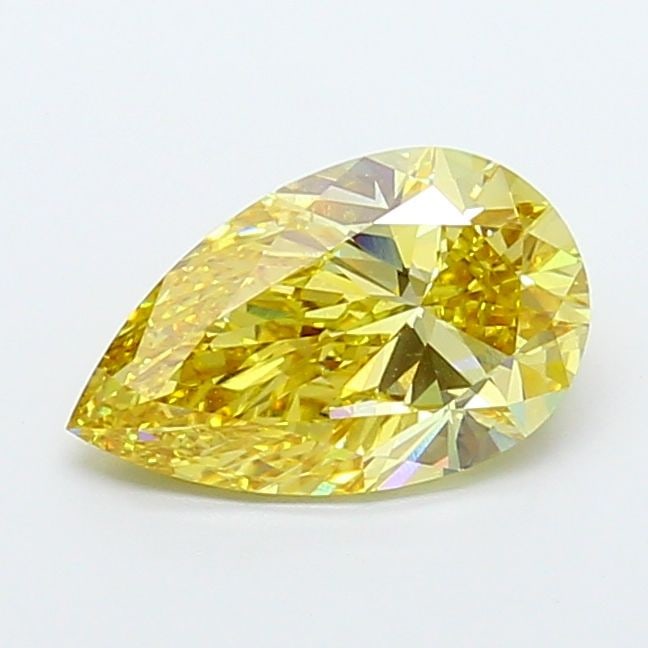 Loose Diamond - PEAR 4.0ct Fancy Intense Yellow VVS2: Loose Diamond - PEAR 4.0ct Fancy Intense Yellow VVS2 Source: This is a real non-mined Diamond that has been grown in a lab Shape: PEAR Carats: 4.0 Color: Fancy Intense Yellow Certification: IGI Video: