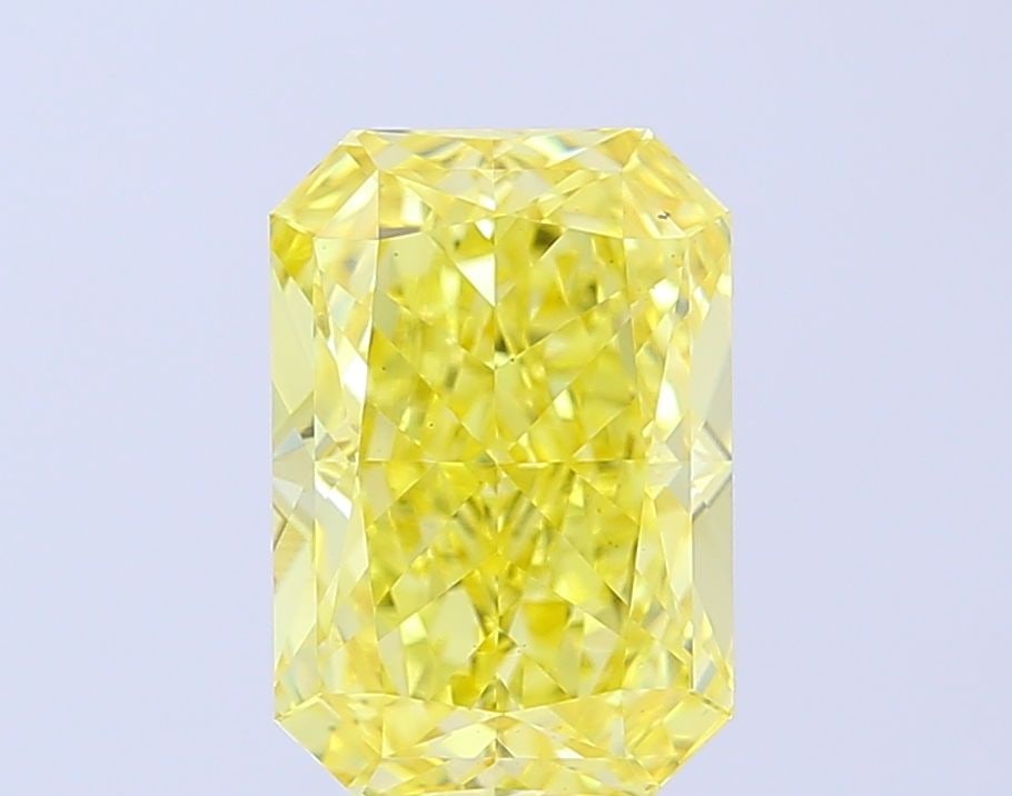 Loose Diamond - RADIANT 3.73ct Fancy Intense Yellow VS2: Loose Diamond - RADIANT 3.73ct Fancy Intense Yellow VS2 Source: This is a real non-mined Diamond that has been grown in a lab Shape: RADIANT Carats: 3.73 Color: Fancy Intense Yellow Certification: IGI