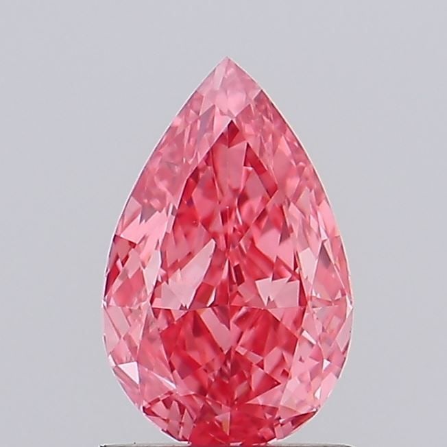 Loose Diamond - PEAR 0.94ct Fancy Intense Pink VVS2: Loose Diamond - PEAR 0.94ct Fancy Intense Pink VVS2 Source: This is a real non-mined Diamond that has been grown in a lab Shape: PEAR Carats: 0.94 Color: Fancy Intense Pink Certification: NONE Video: