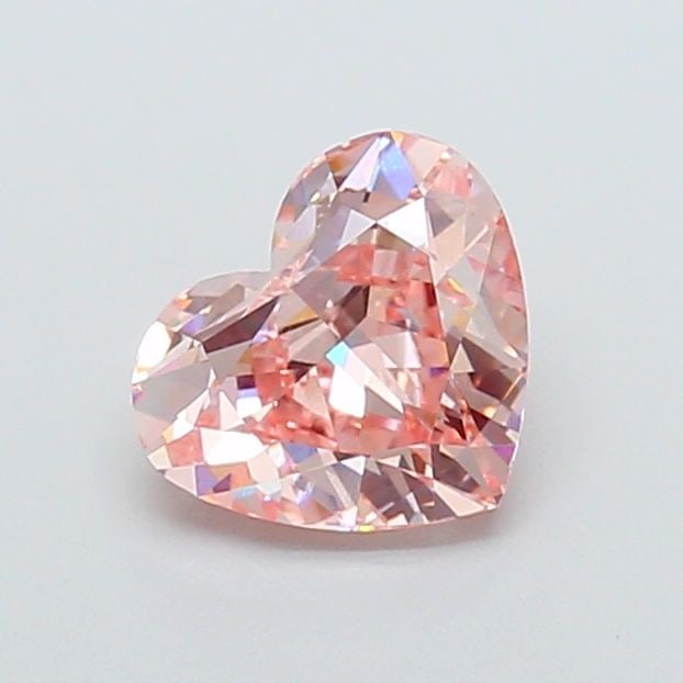 Loose Diamond - HEART 2.09ct Fancy Intense Pink VS1: Loose Diamond - HEART 2.09ct Fancy Intense Pink VS1 Source: This is a real non-mined Diamond that has been grown in a lab Shape: HEART Carats: 2.09 Color: Fancy Intense Pink Certification: IGI Video: