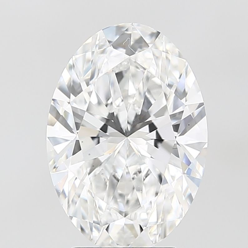 Loose Diamond - OVAL 4.23ct E VVS2: Loose Diamond - OVAL 4.23ct E VVS2 Source: This is a real non-mined Diamond that has been grown in a lab Shape: OVAL Carats: 4.23 Color: E Clarity: VVS2 Certification: IGI Video: