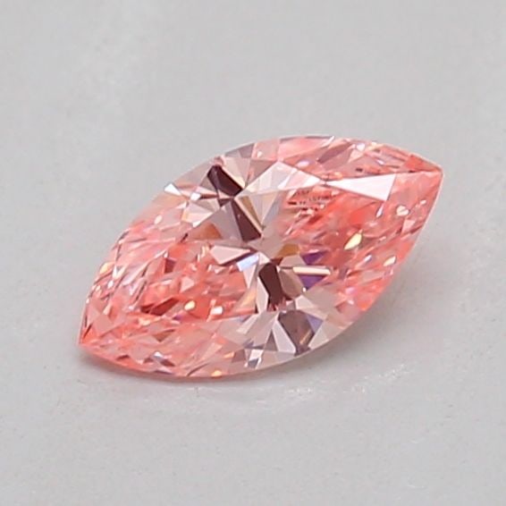 Loose Diamond - MARQUISE 0.21ct Fancy Vivid Pink VS2: Loose Diamond - MARQUISE 0.21ct Fancy Vivid Pink VS2 Source: This is a real non-mined Diamond that has been grown in a lab Shape: MARQUISE Carats: 0.21 Color: Fancy Vivid Pink Certification: IGI Video